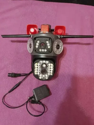 Camera de supraveghere Wi-fi tripla