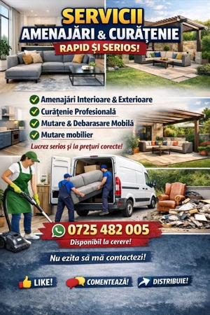 Amenajări interioare și exterioare