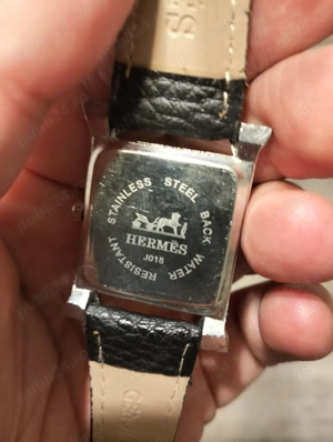 Ceas dama OEM Hermes Negru Heure Double Jeu watch 21x21mm - imagine 4