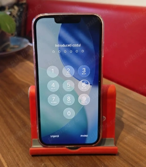 Vand iphone 13 rosu 94 baterie 128gb husa incarcator cablu magnet fct perfect  - imagine 4