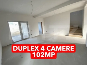 Duplex 4 camere Moșnița Nouă 102 mp utili, teren 306 mp