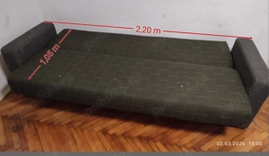 Donez o canapea și un dulap pentru haine. 