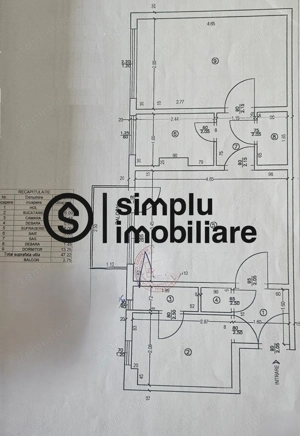 2 camere, etaj 4, centrala termica, Brazda lui Novac - 92 000 Euro