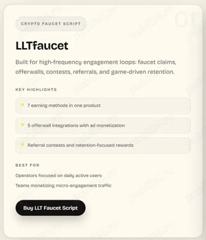 Crypto Faucet  Crypto Cloud Mining Script - imagine 3