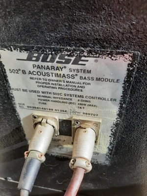 vand Bose panaray 502B