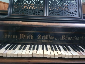 Proprietar vand pian deosebit, marca: Bösendorfer (Wiena), an 1920