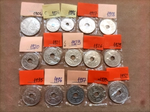 Colecție monede Franța