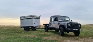 Camper living box, Land Rover defender 130 electric and solar trailer - imagine 2