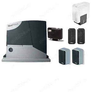 Kit automatizare poarta culisanta NICE ROBUS 400+ 4m cremaliera, porti max 400kg