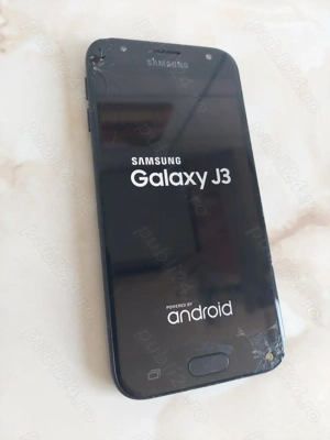 Vând Samsung Galaxy J3 2017 codat Vodafone (sticla spartă) [poze reale]