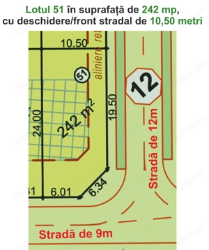  Stai așa! Vând teren intravilan în Sibiu, str Viile Sibiului.Construcțiii case individuale.