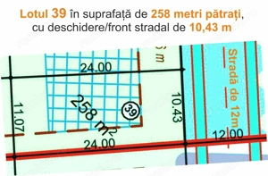 Hopa. Stai așa! Vând teren intravilan de 258 mp, pentru case în Sibiu, str Viile Sibiului.