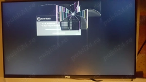 Vand Monitor DELL 27inch display fisurat ca in poze complet in cutie pentru piese