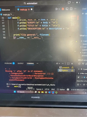 Caut dezvoltator It - Ai