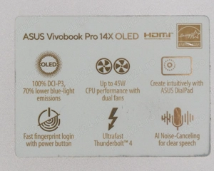 ASUS Vivobook Pro 14X OLED 2.8K 90Hz RTX 3050 16GB - imagine 7