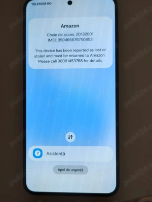 Vand Samsung S25 impecabil blocat