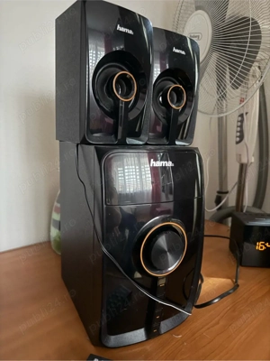 boxe 2.1 hama bluetooth, radio, telecomanda - imagine 5