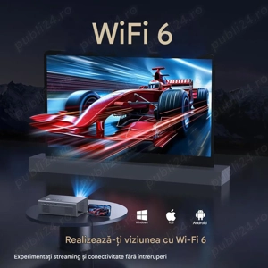 Video proiector inteligent cu aplicatie Netflix integrata, sunet de tip cinema si HDR, focalizare au - imagine 4