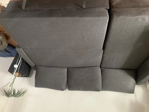 Canapea extensibila, 3 locuri . Marca Ikea. Lungime 2,30 cm Lățime 80 cm .Sezlongul are 1.50cm cu 80 - imagine 4