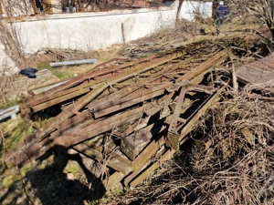 Vând schelet hală metalică complet   aproximativ 150 mp - imagine 2