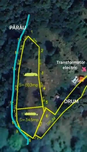 Vând teren INTRAVILAN pentru cabană, Fantanele-Sibiu