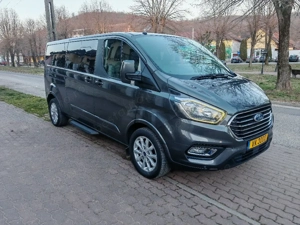 Ford Tourneo Custom 2.0 tdci 170 cai ,8+1 locuri , model 2019 extra lung. - imagine 2