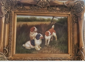 Tablouri cu rama din lemn