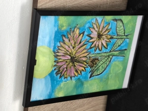 ppictura flori diferite-lucrari unice-lucrari originale-doar pentru orașul Cluj