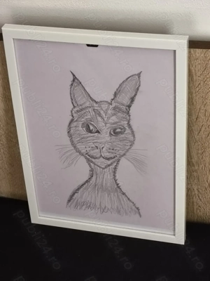 Desene animale-Originale A4 în creion negru cu carbon (Herlitz)-doar pentru orașul Cluj - imagine 3