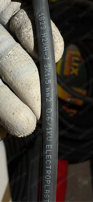 cablu 3x2,5 si 3x1,5 