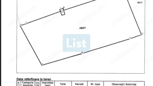 Teren intravilan pe drumul Lupacului 12 euro mp si 1069 mp extravilan - imagine 2