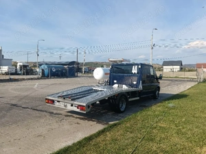 Autoplatforma slep ford transit cabina dublă  - imagine 3