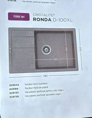 chiuveta noua Schock