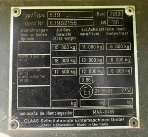 Claas TUCANO 440 APS 3D 2013 + V660 Combina Agricola - imagine 10