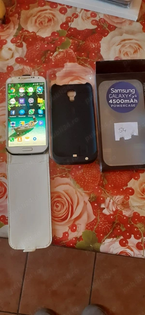 vand tel samsung s4 cu husa 