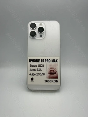 Iphone 15 PRO MAX 256GB