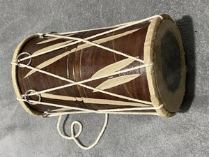 Toba dubla de umar din lemn sculptat