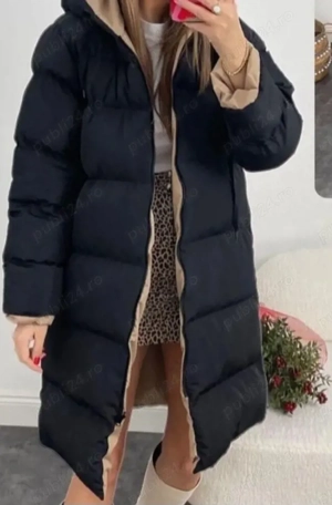 Geaca dama.mar L cu 2 fete la 170.lei noua 