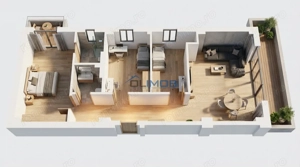  Apartament 3 camere Băneasa – Sisești | 87 mp utili | 2 balcoane 