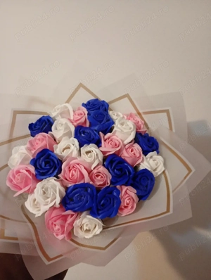 buchet trandafiri săpun 