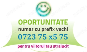 Numar Prefix Vechi Vodafone -  723 ^ 75 ^ x5 ^ 75 - Gold Aur Usor cartela numere usoare speciale VIP