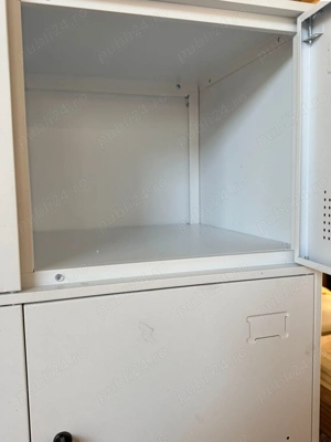  Dulap cu 10 uși   Alb, organizare și securitate