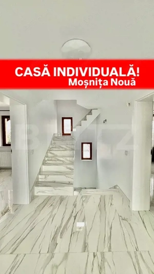 CASĂ INDIVIDUALĂ! 5 CAMERE, TEREN 730 MP, LOCAȚIE BUNĂ, MOȘNIȚA NOUĂ!