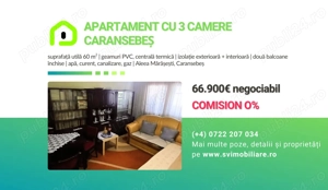 Comision 0 - Apartament 3 camere zona Pipirig