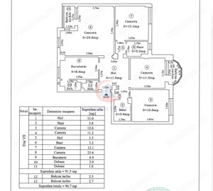 Apartament 4 camere , Zona Modern ,Bd. Simion Barnutiu ,Badea Cartan. - imagine 4