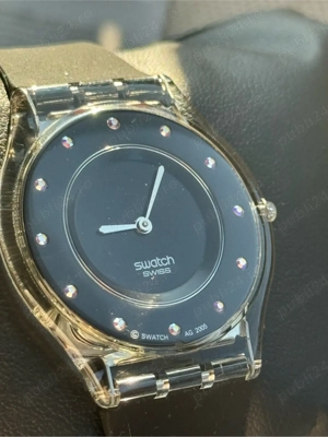 Ceas dama Swatch Skin Black Glamour SFK275D