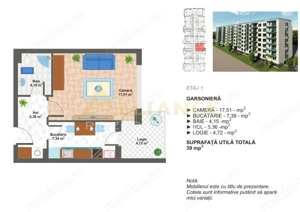 #Aparatorii Patriei | Garsoniera decomandata | Incalzire Pardoseala - imagine 4