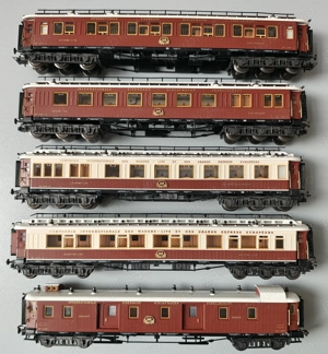 Vagoane trenulet electric H0 Trix Orient Express