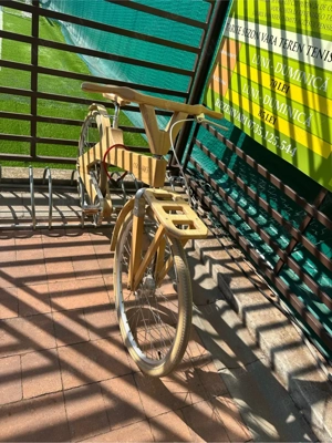 bicicleta lemn CocoMat - imagine 3