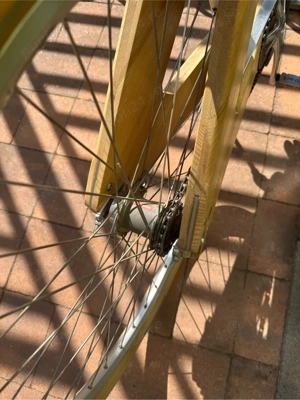 bicicleta lemn CocoMat - imagine 2